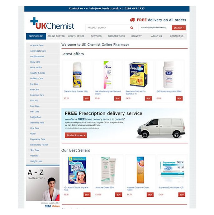 Pharmacy Website Design | Pharmacy Website Examples